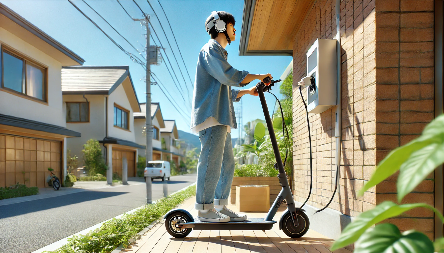 電動キックボードの充電方法は?